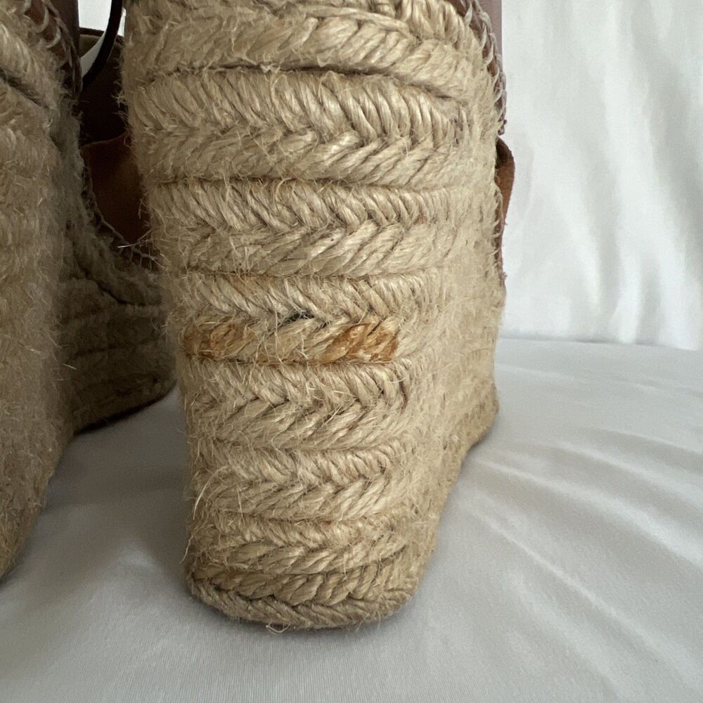 Marc Fisher Camel Tan Platform Espadrilles Wedges… - image 5